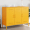 vidaXL Sideboard Mustard Yellow 100.5x39x79 cm Steel