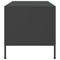vidaXL Coffee Table Black 68x50x50.5 cm Steel