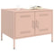 vidaXL Coffee Table Pink 68x50x50.5 cm Steel