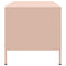 vidaXL Coffee Table Pink 68x50x50.5 cm Steel