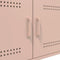 vidaXL Coffee Table Pink 68x50x50.5 cm Steel