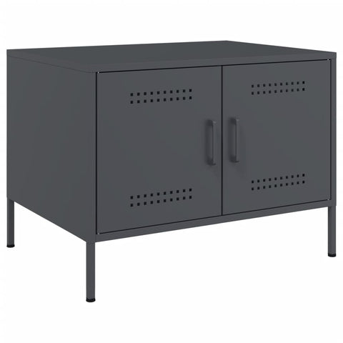 vidaXL Coffee Table Anthracite 68x50x50.5 cm Steel