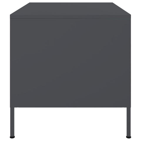 vidaXL Coffee Table Anthracite 68x50x50.5 cm Steel