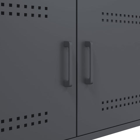 vidaXL Coffee Table Anthracite 68x50x50.5 cm Steel