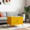vidaXL Coffee Table Mustard Yellow 68x50x50.5 cm Steel