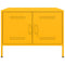 vidaXL Coffee Table Mustard Yellow 68x50x50.5 cm Steel