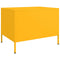 vidaXL Coffee Table Mustard Yellow 68x50x50.5 cm Steel
