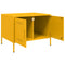 vidaXL Coffee Table Mustard Yellow 68x50x50.5 cm Steel
