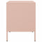vidaXL Bedside Cabinets 2 pcs Pink 36x39x50.5 cm Steel