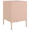 vidaXL Bedside Cabinets 2 pcs Pink 36x39x50.5 cm Steel