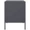 vidaXL Bedside Cabinets 2 pcs Anthracite 36x39x50.5 cm Steel
