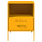 vidaXL Bedside Cabinets 2 pcs Mustard Yellow 36x39x50.5 cm Steel