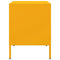 vidaXL Bedside Cabinets 2 pcs Mustard Yellow 36x39x50.5 cm Steel