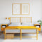 vidaXL Bedside Cabinets 2 pcs Mustard Yellow 36x39x50.5 cm Steel