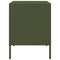 vidaXL Bedside Cabinets 2 pcs Olive Green 36x39x50.5 cm Steel