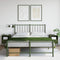 vidaXL Bedside Cabinets 2 pcs Olive Green 36x39x50.5 cm Steel