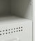 vidaXL Bedside Cabinet White 36x39x50.5 cm Steel