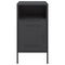 vidaXL Bedside Cabinets 2 pcs Black 36x39x68 cm Steel