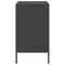 vidaXL Bedside Cabinets 2 pcs Black 36x39x68 cm Steel