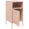 vidaXL Bedside Cabinets 2 pcs Pink 36x39x68 cm Steel