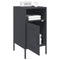 vidaXL Bedside Cabinet Anthracite 36x39x68 cm Steel