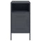 vidaXL Bedside Cabinet Anthracite 36x39x68 cm Steel
