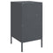vidaXL Bedside Cabinet Anthracite 36x39x68 cm Steel