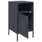 vidaXL Bedside Cabinet Anthracite 36x39x68 cm Steel