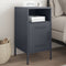 vidaXL Bedside Cabinet Anthracite 36x39x68 cm Steel