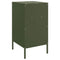 vidaXL Bedside Cabinet Olive Green 36x39x68 cm Steel