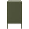 vidaXL Bedside Cabinets 2 pcs Olive Green 36x39x68 cm Steel
