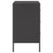 vidaXL Bedside Cabinet Black 36x39x68 cm Steel