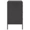 vidaXL Bedside Cabinets 2 pcs Black 36x39x68 cm Steel