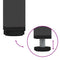 vidaXL Bedside Cabinets 2 pcs Black 36x39x68 cm Steel