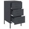 vidaXL Bedside Cabinets 2 pcs Anthracite 36x39x68 cm Steel