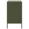 vidaXL Bedside Cabinets 2 pcs Olive Green 36x39x68 cm Steel