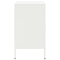 vidaXL Bedside Cabinets 2 pcs White 36x39x68 cm Steel