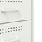 vidaXL Bedside Cabinets 2 pcs White 36x39x68 cm Steel