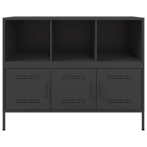 vidaXL Sideboard Black 100.5x39x79 cm Steel
