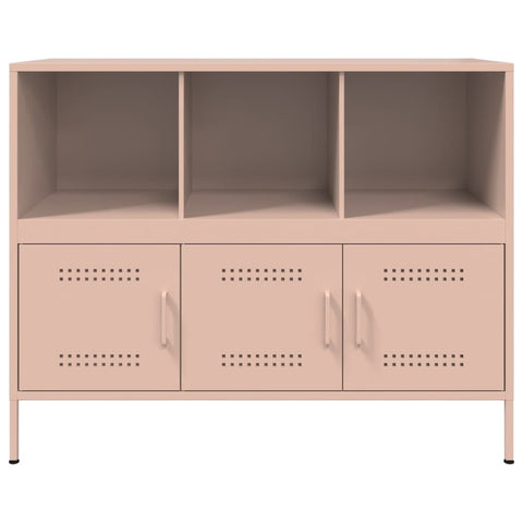 vidaXL Sideboard Pink 100.5x39x79 cm Steel