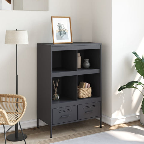 vidaXL Highboard Anthracite 68x39x101.5 cm Steel