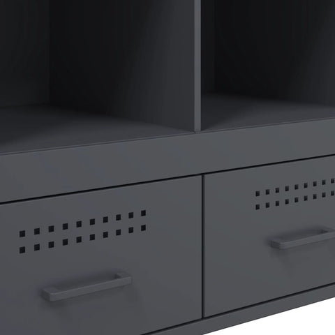 vidaXL Highboard Anthracite 68x39x101.5 cm Steel
