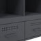 vidaXL Highboard Anthracite 68x39x101.5 cm Steel