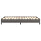 vidaXL Bed Frame without Mattress Grey 120x190 cm Small Double Faux Leather