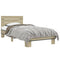 vidaXL Bed Frame without Mattress Sonoma Oak 90x200 cm