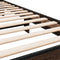 vidaXL Bed Frame without Mattress Brown Oak 90x200 cm