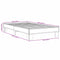 vidaXL Bed Frame without Mattress Grey Sonoma 100x200 cm