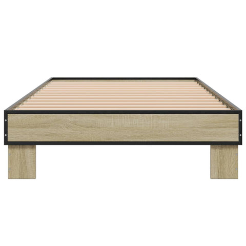 vidaXL Bed Frame without Mattress Sonoma Oak 90x200 cm