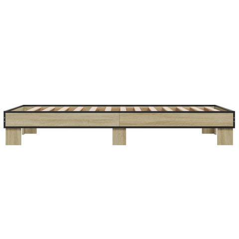 vidaXL Bed Frame without Mattress Sonoma Oak 90x200 cm