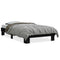 vidaXL Bed Frame without Mattress Black 75x190 cm Small Single